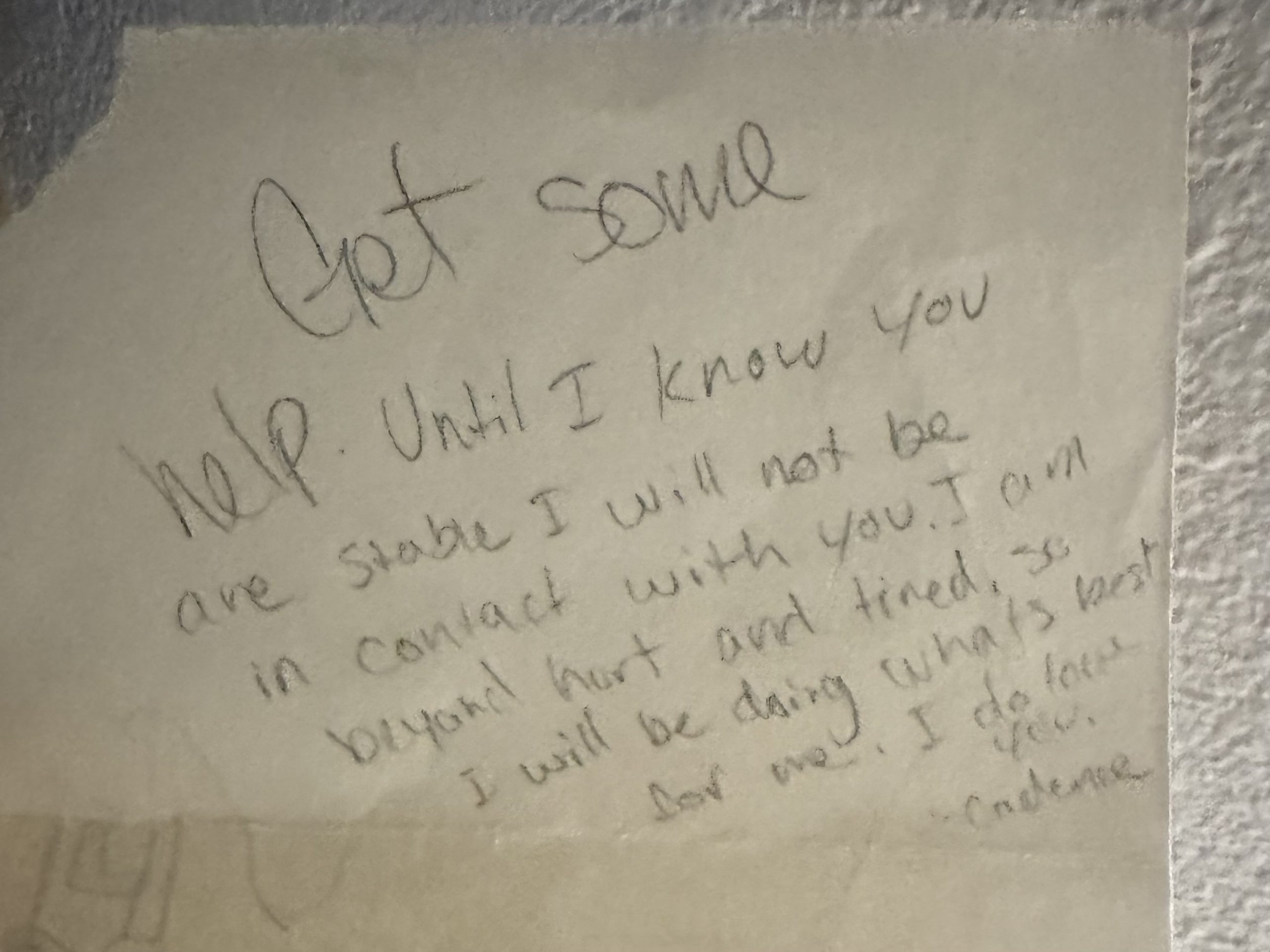 The Note in the Empty Bedroom