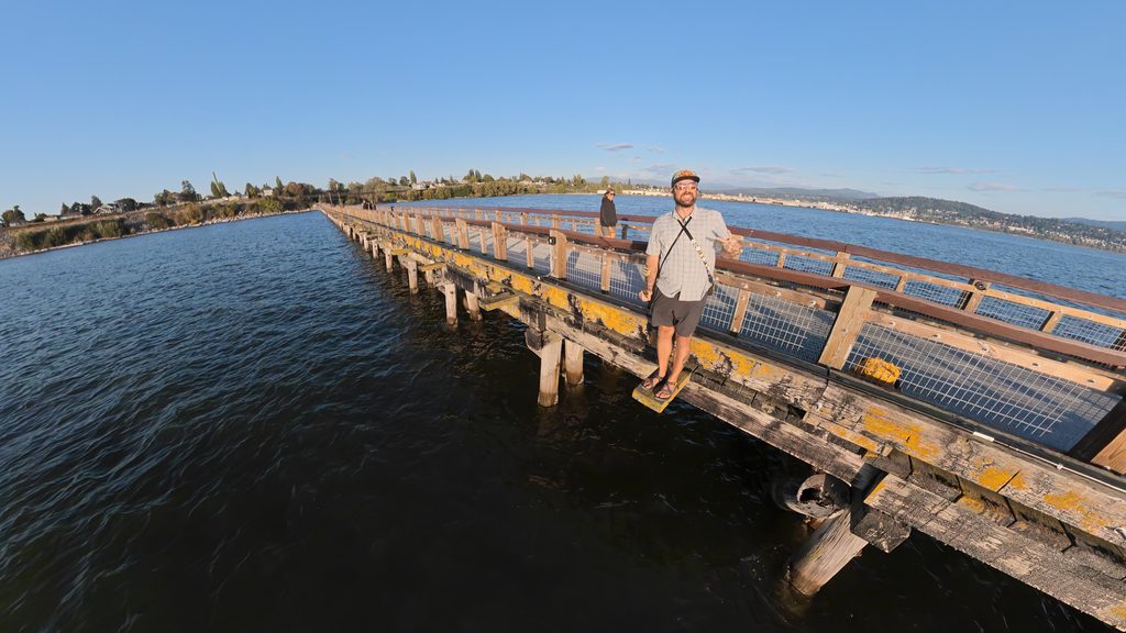 Severed_v1.zip 5 Tukayote standing on Little Squalicum Pier in Bellingham, Washington on a sunny day