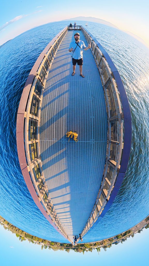 Severed_v1.zip 18 360 degree tiny planet view of Tukayote on Little Squalicum Pier in Bellingham, Washington