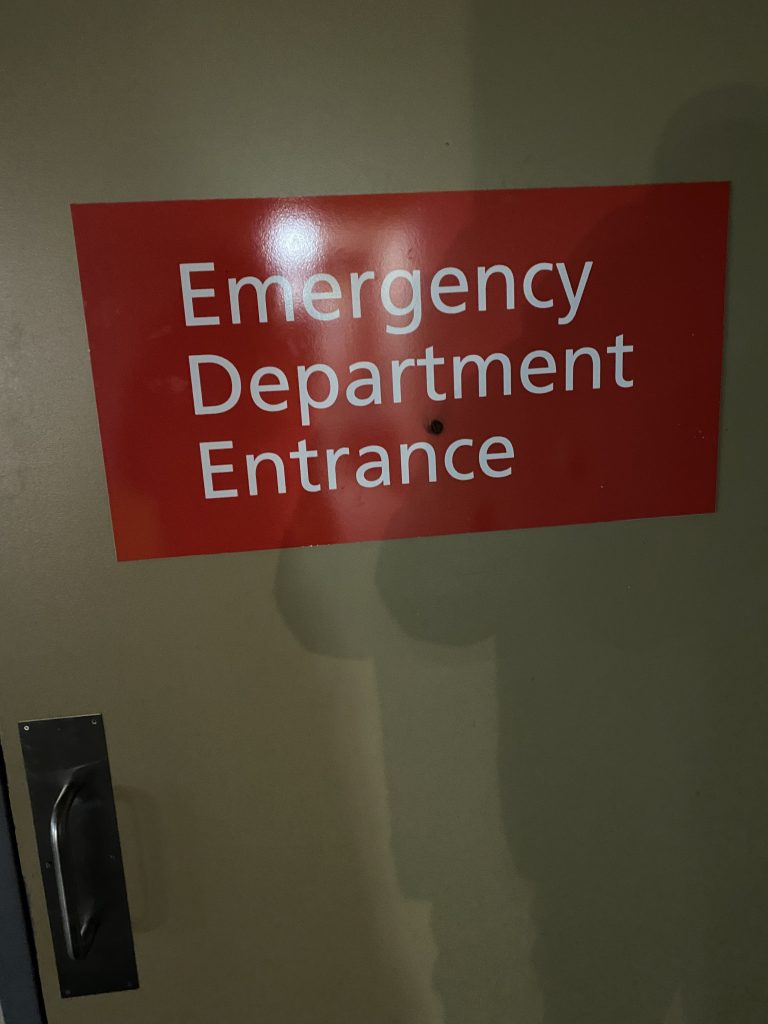 Good_Grief_v1.zip 2 Emergency room entrance door at St. Joe's hospital in Bellingham